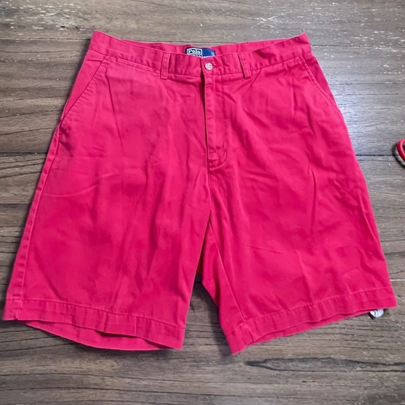 Men’s POLO Ralph Lauren prospect VTG chino shorts size 34 Preppy twill shorts - Picture 2 of 4